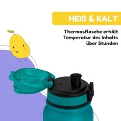 Wakaba Thermosflasche 550 Ml Edelstahl Tritan BPA-frei -Haushaltsgeräte Rabatte 10045260 de 0005 usp