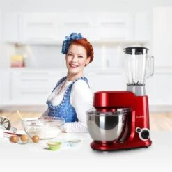 Carina Rossa Set 800W Küchenmaschine Plus 1,5L Blender Krug -Haushaltsgeräte Rabatte 60000778 yy 0003 titel enie SET Carina Rossa Kuechenmaschine 800W Mixer