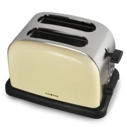 Aquavita Frühstücksset Creme Wasserkocher Toaster Creme -Haushaltsgeräte Rabatte 60001826 yy 0004 titel title 2 toaster klarstein creme