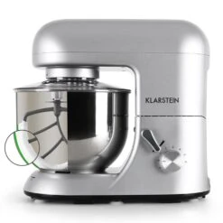 Bella Argentea Komplettset Küchenmaschine + Zusatzschüssel Silber -Haushaltsgeräte Rabatte 60001830 yy 0003 detail Klarstein Bella Argentea Kuechenmaschine reedit