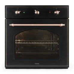 Vilhelmine Und Lumio Primo Set Backofen Dunstabzugshaube Schwarz -Haushaltsgeräte Rabatte 60001856 yy 0004 front Klarstein Vilhelmine Backofen Einbau 55l