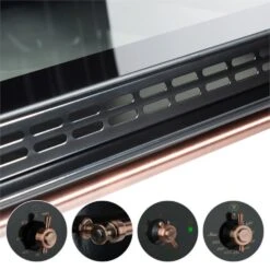 Vilhelmine Und Lumio Primo Set Backofen Dunstabzugshaube Schwarz -Haushaltsgeräte Rabatte 60001856 yy 0006 detail Klarstein Vilhelmine Backofen Einbau 55l