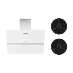 Aurea VII Dunstabzugshaube Umluftset 90cm Aktivkohlefilter Weiß