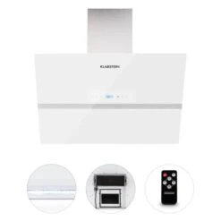 Aurea VII Dunstabzugshaube Umluftset 90cm Aktivkohlefilter Weiß -Haushaltsgeräte Rabatte 60002225 yy 0005 detail Klarstein Aurea VII Abzugshaube 90cm
