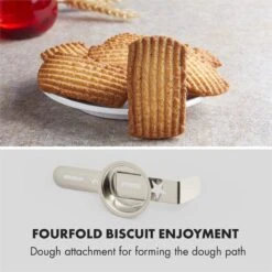 Curve Plus Küchenmaschinen-Set | 5l | 4-in-1 Fleischwolf | Silber -Haushaltsgeräte Rabatte 60002330 yy 0004 logo Klarstein Curve Plus Kuechenmaschinen Set silber