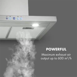 Klarstein Kalahari Limelight Einbau-Set Backofen + Abzugshaube 68Ltr 600 M³/h Schwarz Edelstahl -Haushaltsgeräte Rabatte 60002587 yy 0008 logo Klarstein Limelight Dunstabzugshaube 60cm silber