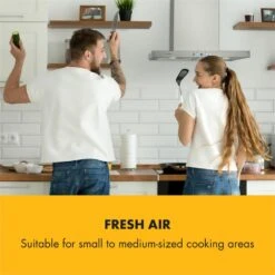 Klarstein Kalahari Limelight Einbau-Set Backofen + Abzugshaube 68Ltr 600 M³/h Schwarz Edelstahl -Haushaltsgeräte Rabatte 60002587 yy 0009 logo Klarstein Limelight Dunstabzugshaube 60cm silber