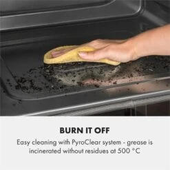 Gusteau Delicatessa Einbau-Ofen-Set Induktion 7000W Schwarz Edelstahl -Haushaltsgeräte Rabatte 60002594 yy 0004 logo Klarstein Gusteau Elektrischer Einbaubackofen schwarz