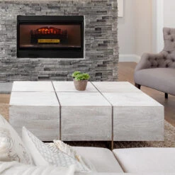 Studio Frame Kamingehäuse-Set Dekokamin + Kamini FX Kamineinsatz | Klassisches Design | MDF | Wandverschraubung | 100 X 88 X 30 Cm | Kamin-Einsatz: 1000/2000W | Täuschend Echte Feuerillusion Mit 2W LED -Haushaltsgeräte Rabatte 60002704 yy 0007 logo Klarstein Lausanne Frame Gehaeuse Kamini FX