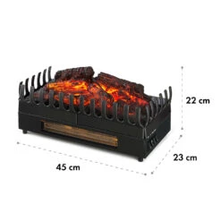 Studio Frame Kamingehäuse-Set Dekokamin + Kamini FX Kamineinsatz | Klassisches Design | MDF | Wandverschraubung | 100 X 88 X 30 Cm | Kamin-Einsatz: 1000/2000W | Täuschend Echte Feuerillusion Mit 2W LED -Haushaltsgeräte Rabatte 60002704 yy 0010 logo Klarstein Lausanne Frame Gehaeuse Kamini FX