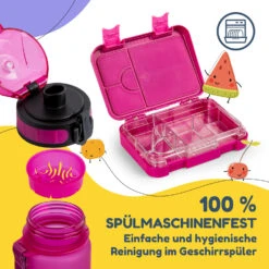 Schmatzfatz Frühstücksset Lunchbox & Trinkflasche Tritan Dicht BPA-frei -Haushaltsgeräte Rabatte 60002939 de 0005 logo